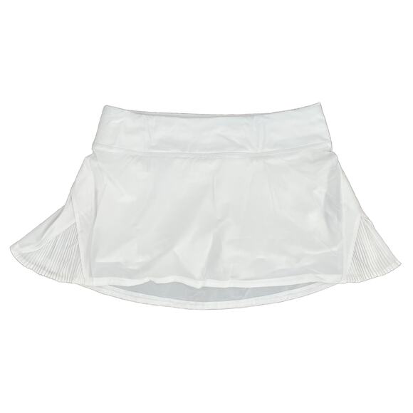 Lululemon Play Off The Pleats White Skirt Athletic Tennis Golf Skort Size 8 - Picture 1 of 15